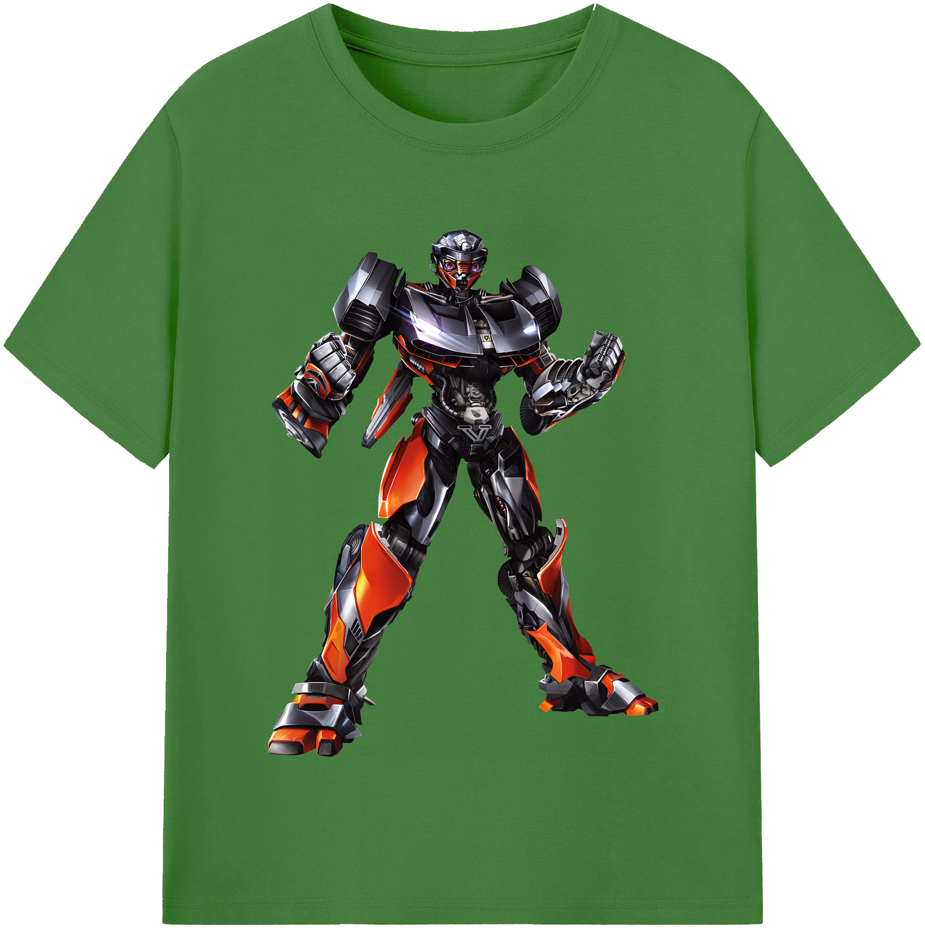 （画像用） Transformers トランスフォーマー レディースカジュアルプリントTシャツ（綿100％）